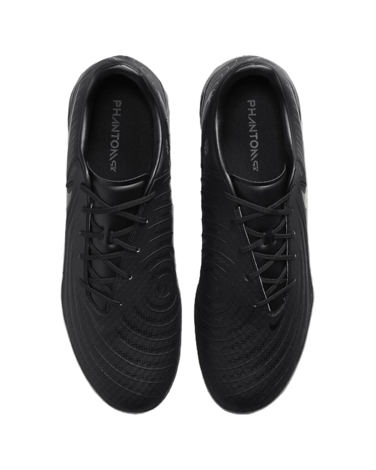 Nike Phantom GX 2 Academy унисекс футбольные бутсы чёрные с шипами TF картинка