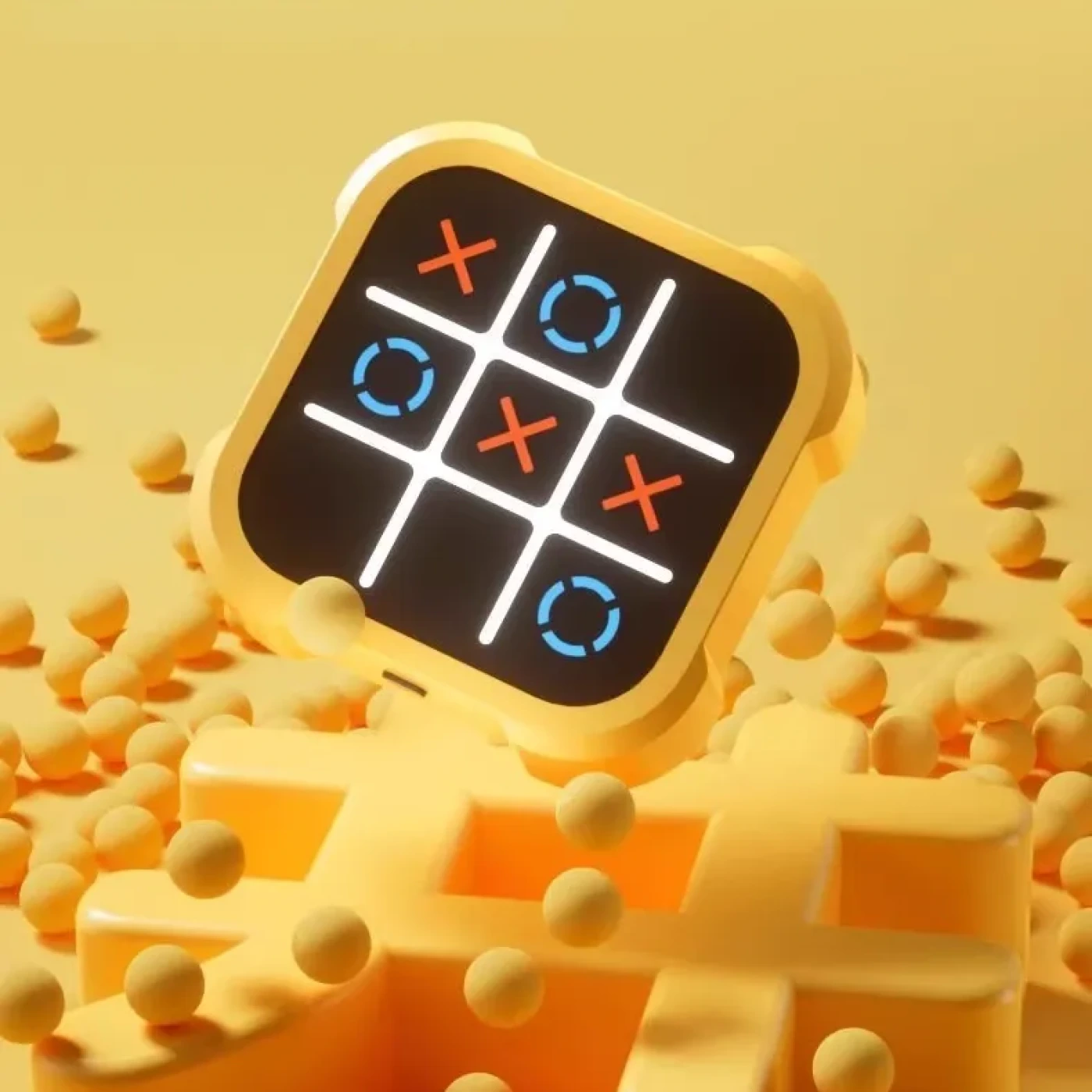 Детская интеллектуальная головоломка крестики-нолики картинка