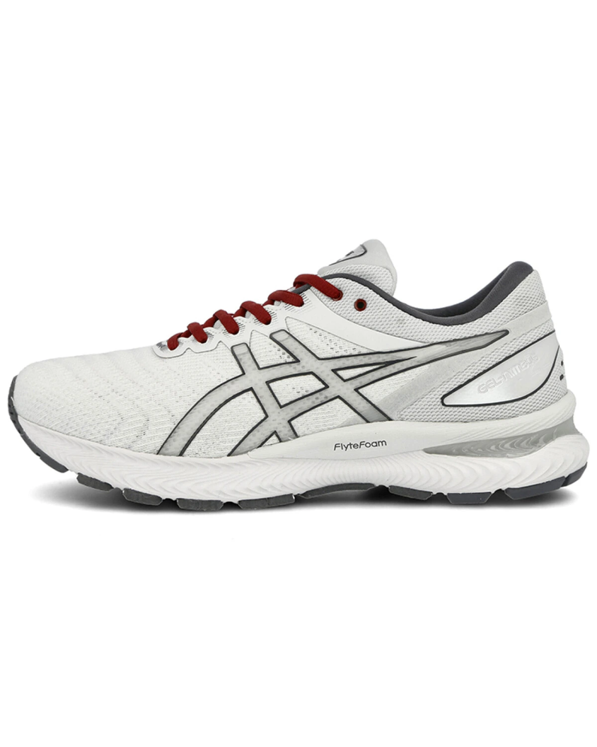 Asics GEL-Nimbus 22 мужские кроссовки для бега серо-белые картинка