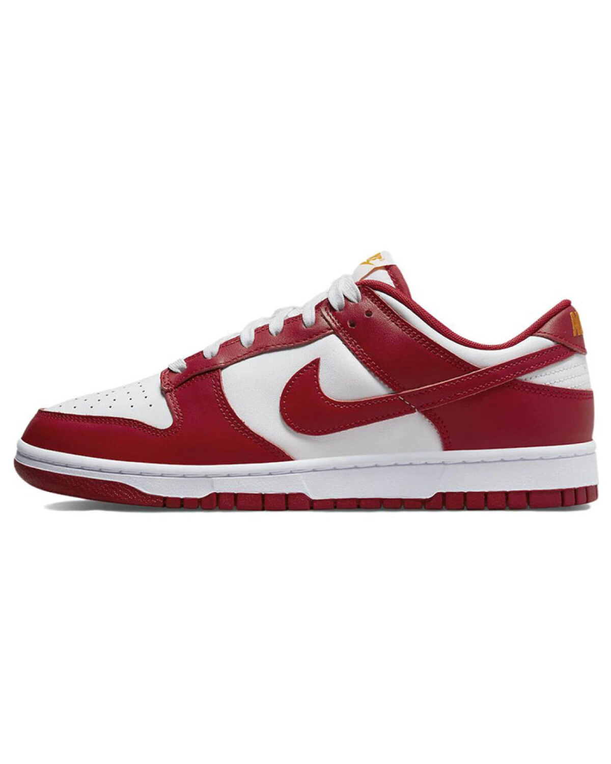 Nike Dunk Retro "Gym Red" мужские кроссовки бело-красные картинка