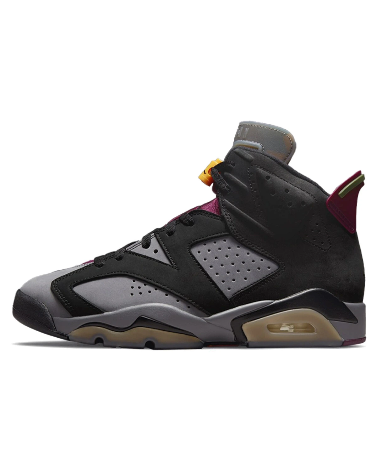 Jordan Air Jordan 6 Retro мужские спортивные кроссовки черно-серо-фиолетовые картинка