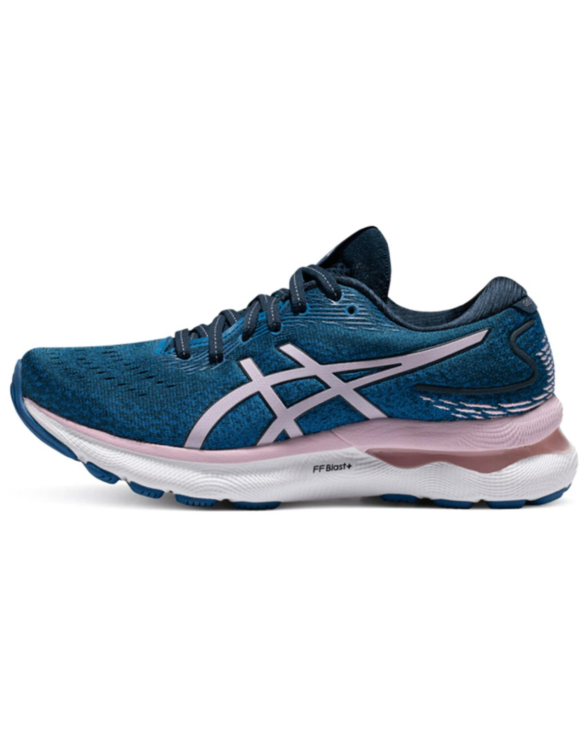 Asics GEL-Nimbus 24 женские спортивные кроссовки с амортизацией синие картинка