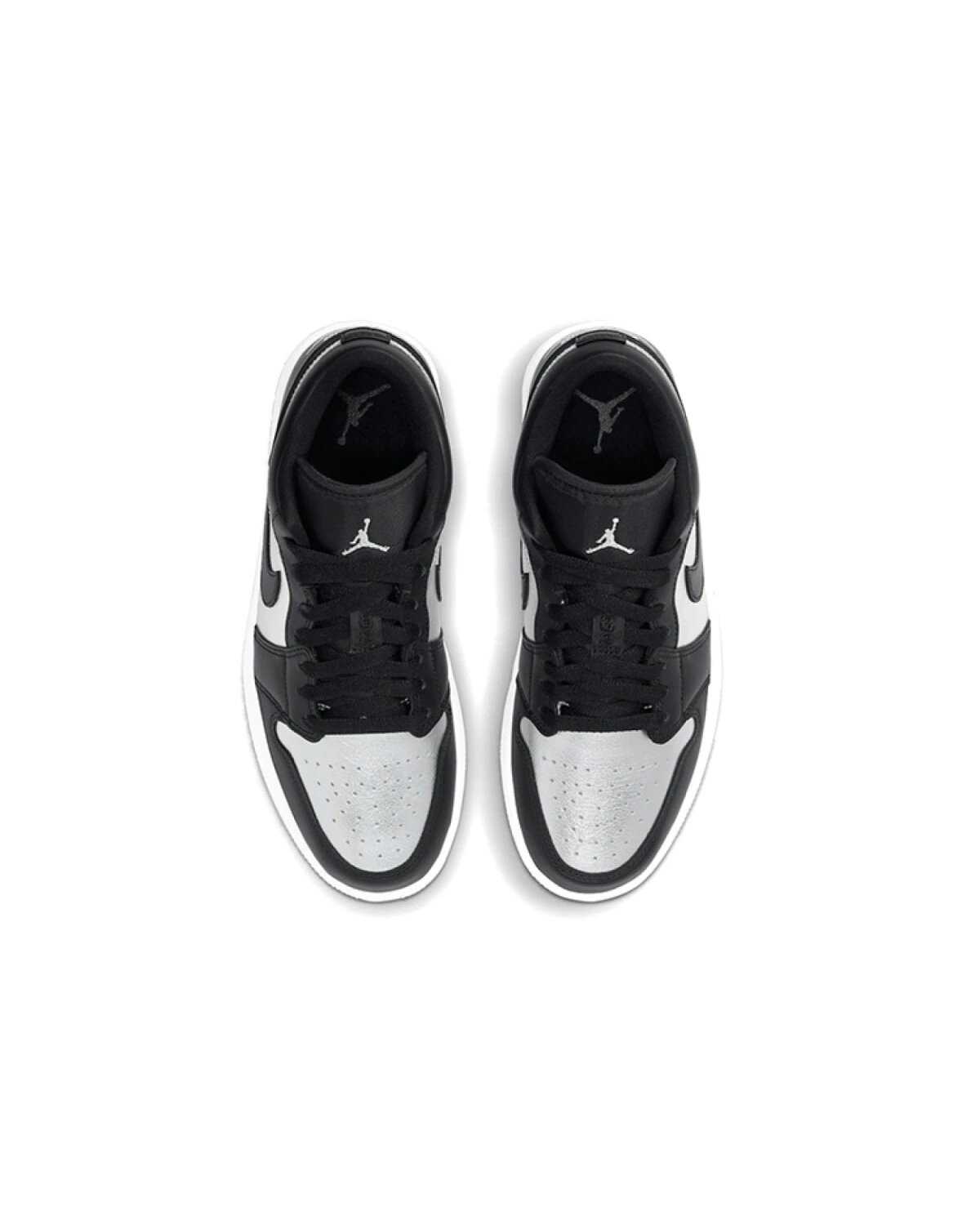 Jordan Air Jordan 1 Low унисекс кроссовки искусственная кожа серо-серебристые картинка
