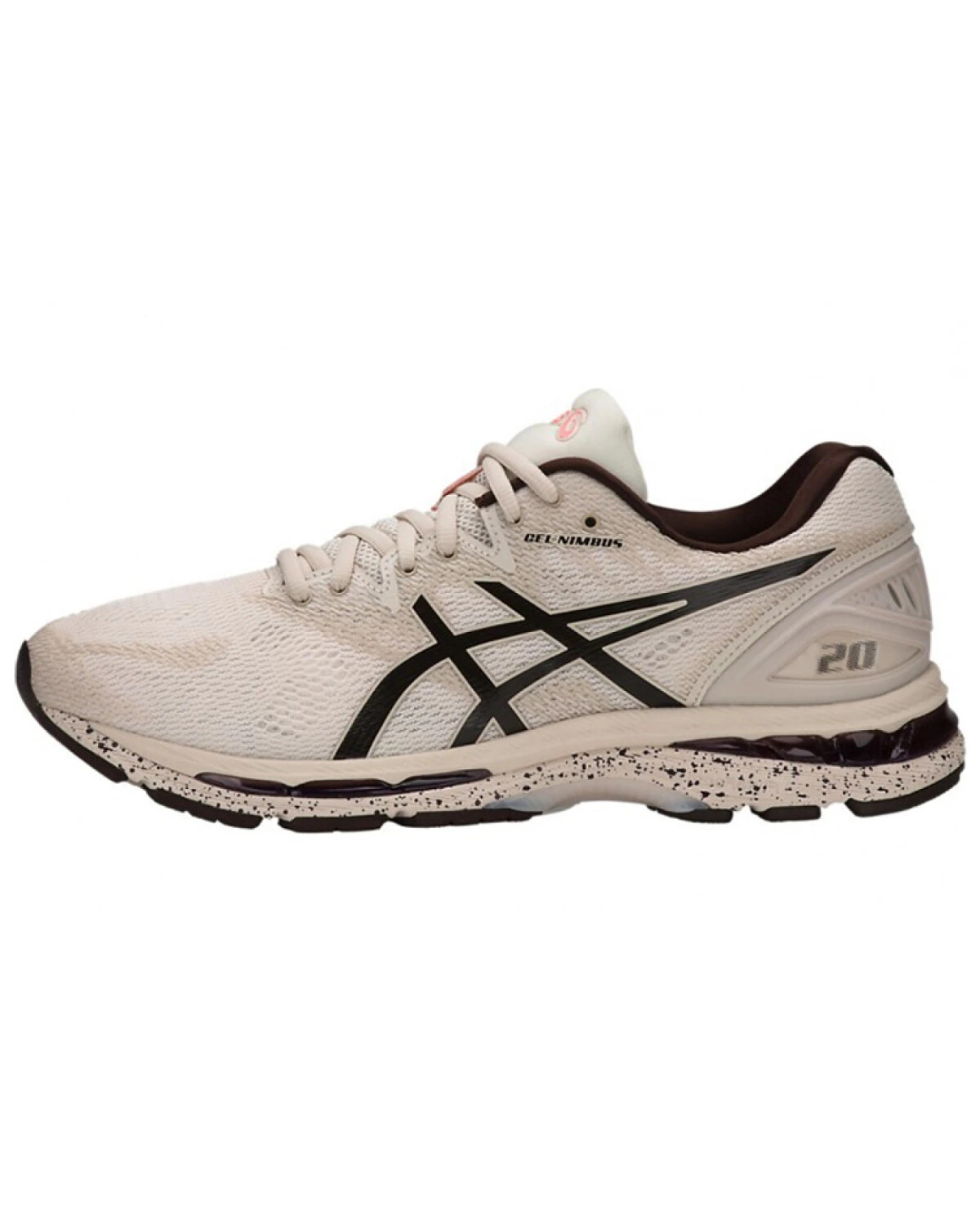 Asics GEL-Nimbus 20 мужские кроссовки для бега бежево-чёрные картинка