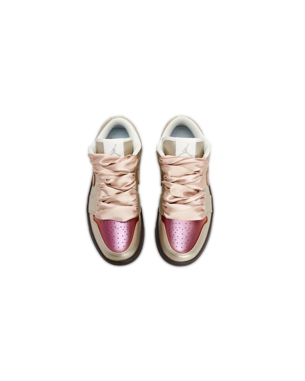 Jordan Air Jordan 1 женские кроссовки розово-золотые ретро картинка