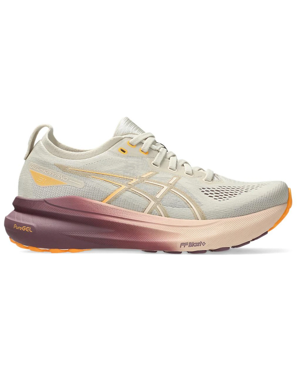 Asics Gel-Kayano 31 кроссовки для бега из ткани серо-розовые картинка