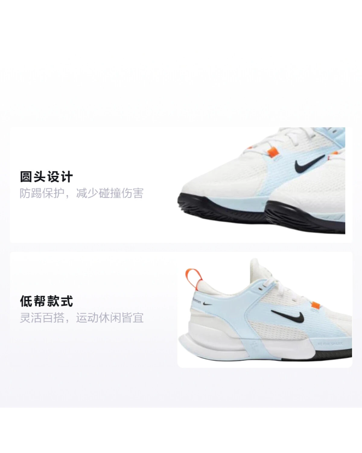 Nike Crosscourt детские кроссовки повседневные белые с амортизацией картинка
