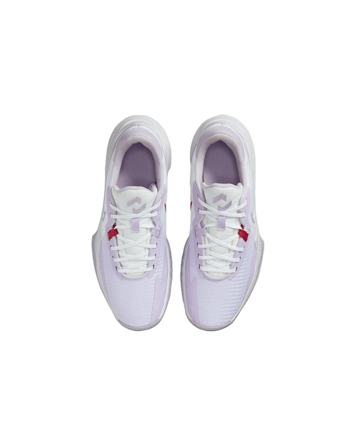 Nike Precision 6 унисекс кроссовки фиолетово-белые антискользящие картинка