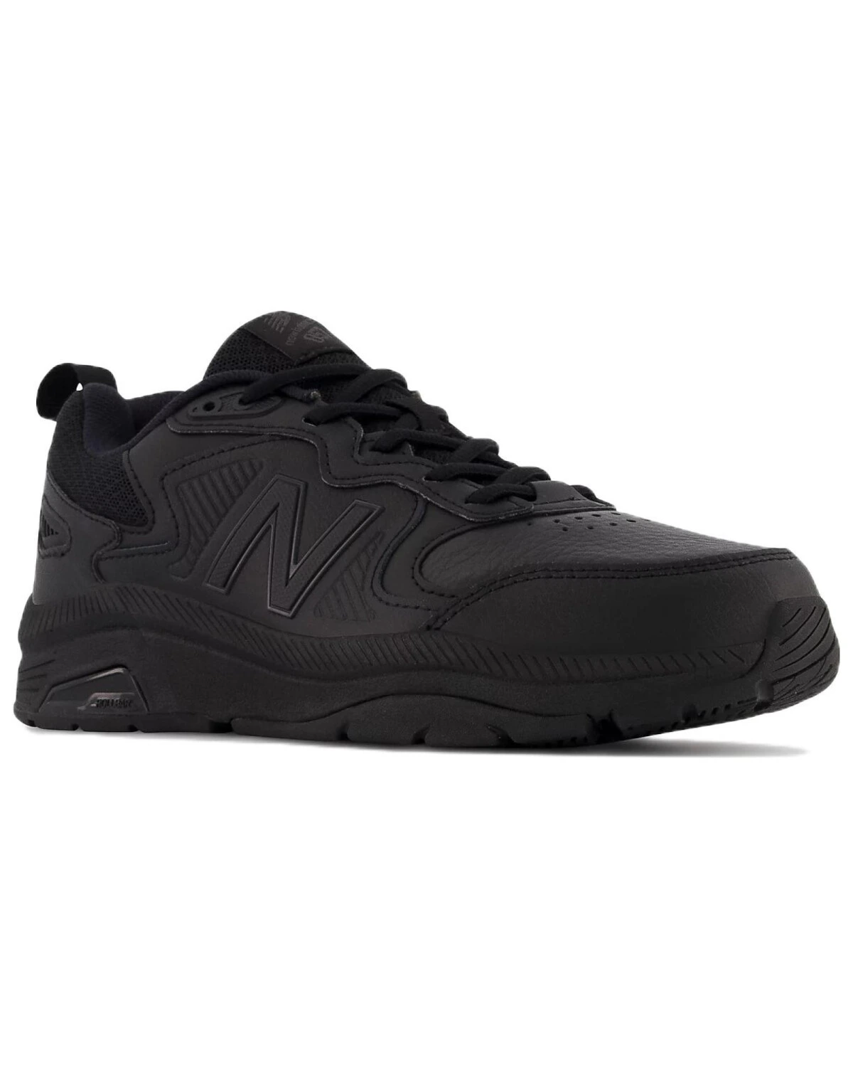 New Balance MX857 v3 женские кроссовки из кожи чёрные картинка
