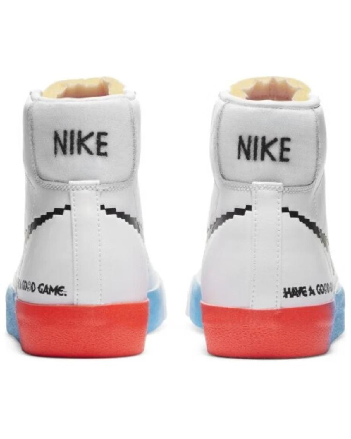 Nike Blazer Mid '77 Good Game женские кроссовки белые с синим и красным картинка