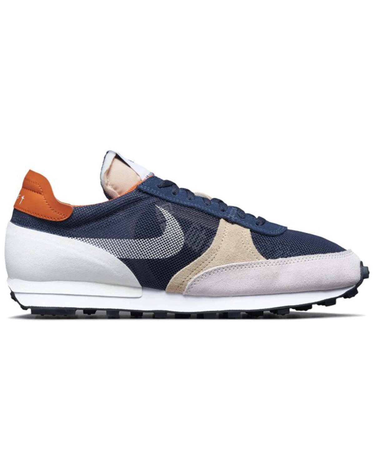 Nike Daybreak Type Type унисекс повседневные кроссовки из сетчатой ткани сине-белые с красным картинка