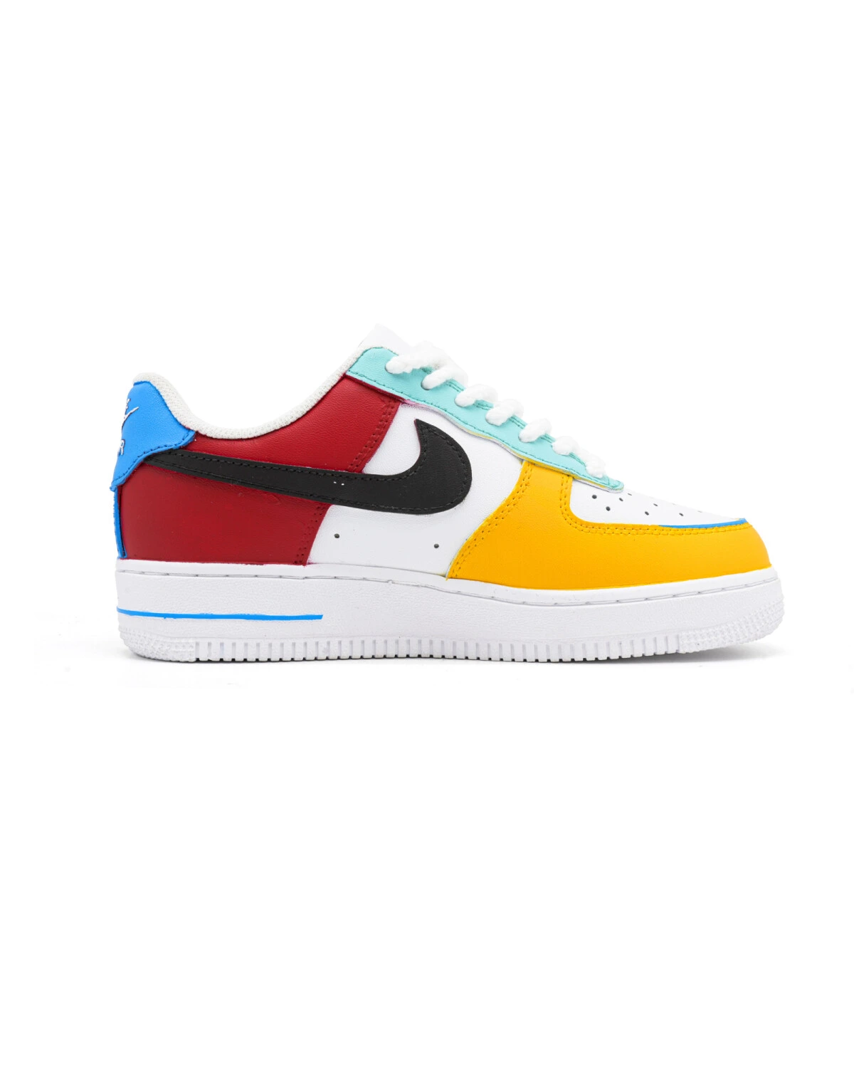 Nike Air Force 1 unisex кроссовки с цветным принтом многоцветные картинка