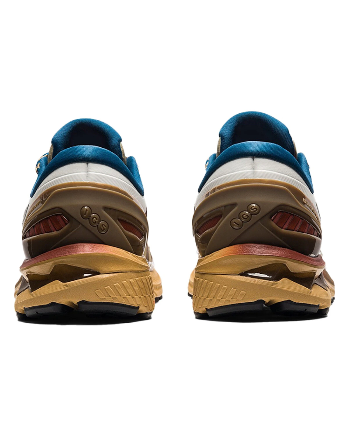 Asics Gel-Kayano 27 мужские кроссовки беговые бежевые с амортизацией картинка