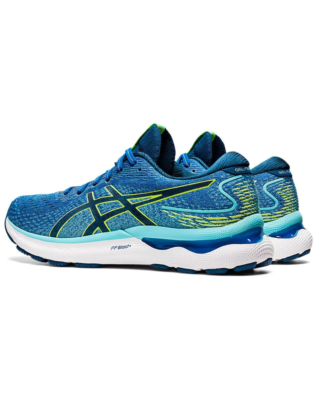 Asics GEL-Nimbus 24 мужские спортивные кроссовки сетчатые синие картинка