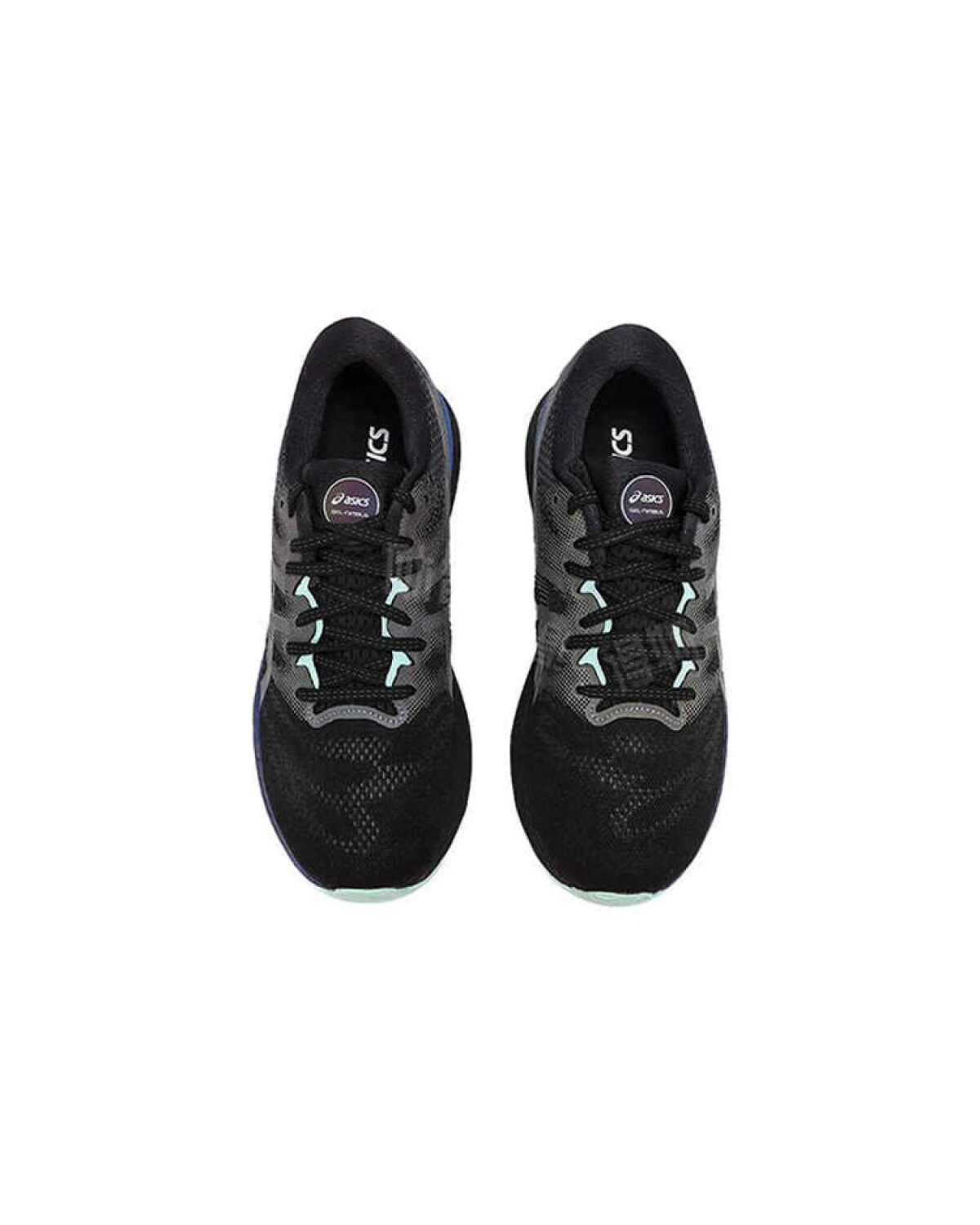 Asics GEL-Nimbus 23 мужские кроссовки для марафона черно-синие картинка
