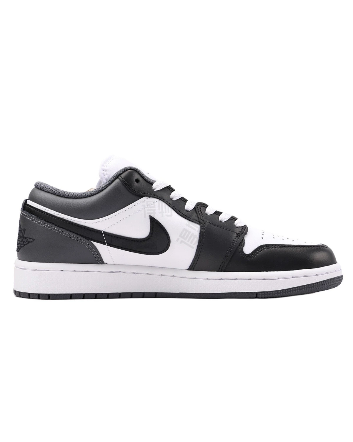 Jordan Air Jordan 1 unisex кроссовки черно-белые кожаные с резиновой подошвой картинка