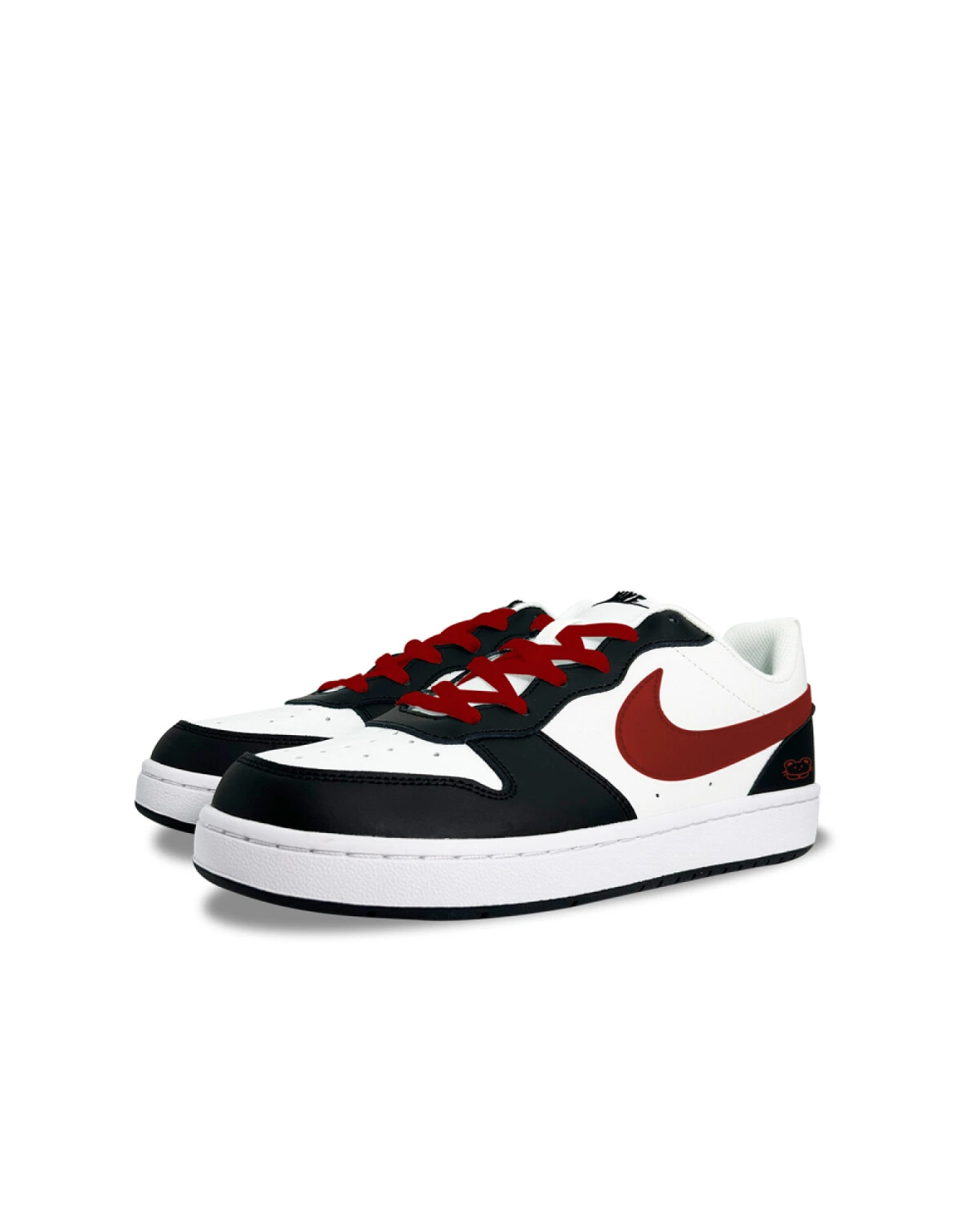 Nike Court Borough детские кроссовки белые из искусственной кожи картинка