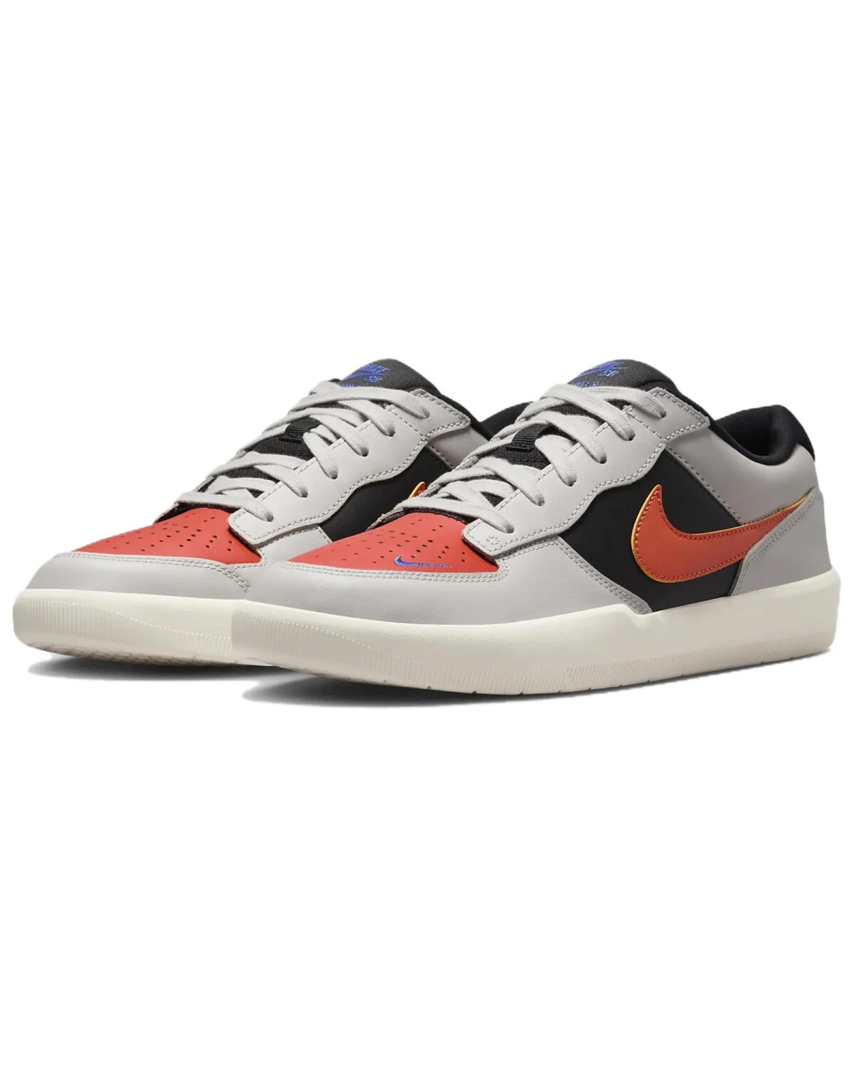 Nike SB Force 58 унисекс скейт-кроссовки светлый костный/черный/синий картинка
