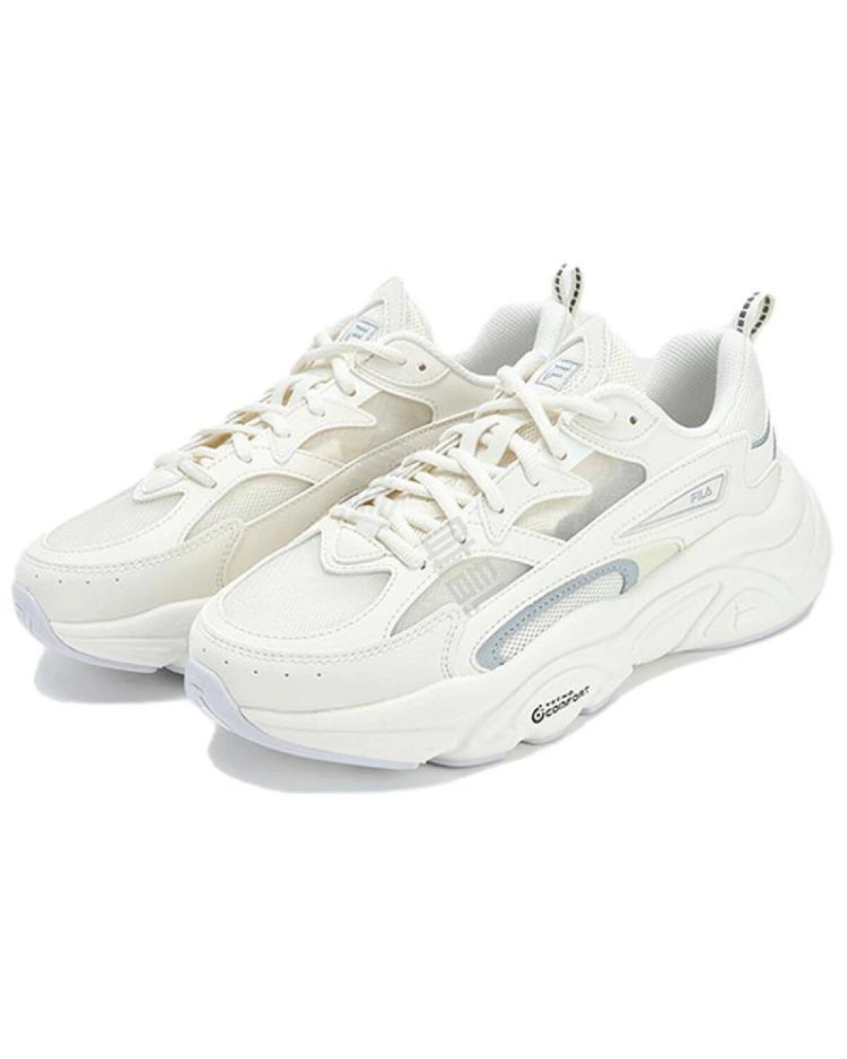FILA Mars 1 женские повседневные кроссовки кожаные бело-серые картинка
