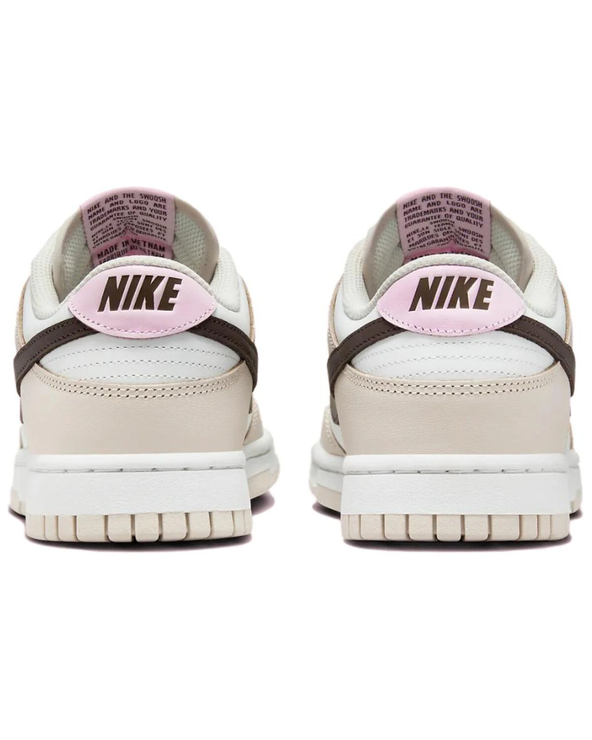 Nike Dunk унисекс кроссовки повседневные бежевые картинка