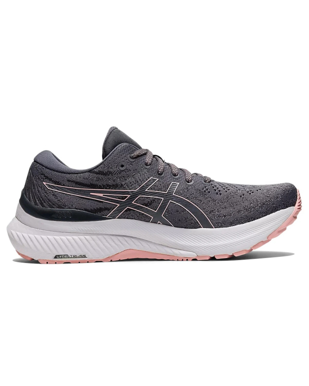 Asics GEL-KAYANO 29 женские кроссовки для бега с амортизацией серо-розовые картинка