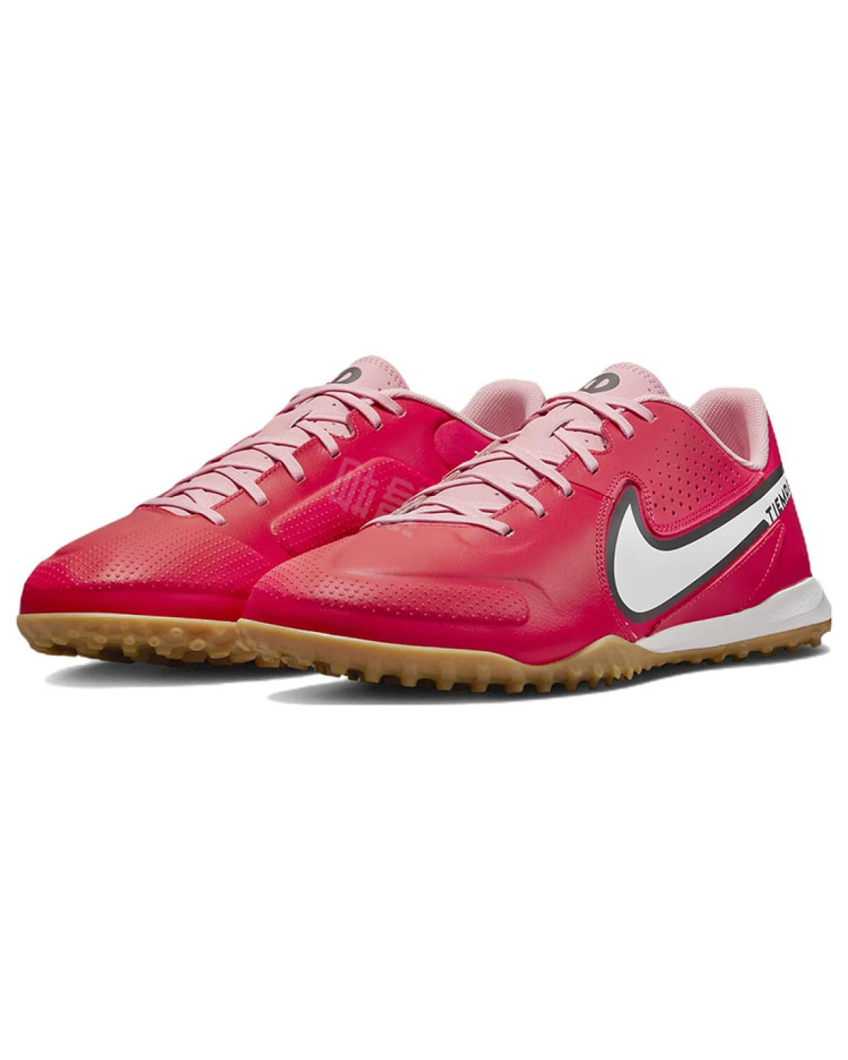 Nike Tiempo Legend 9 Academy унисекс футбольные кроссовки красные кожаные картинка