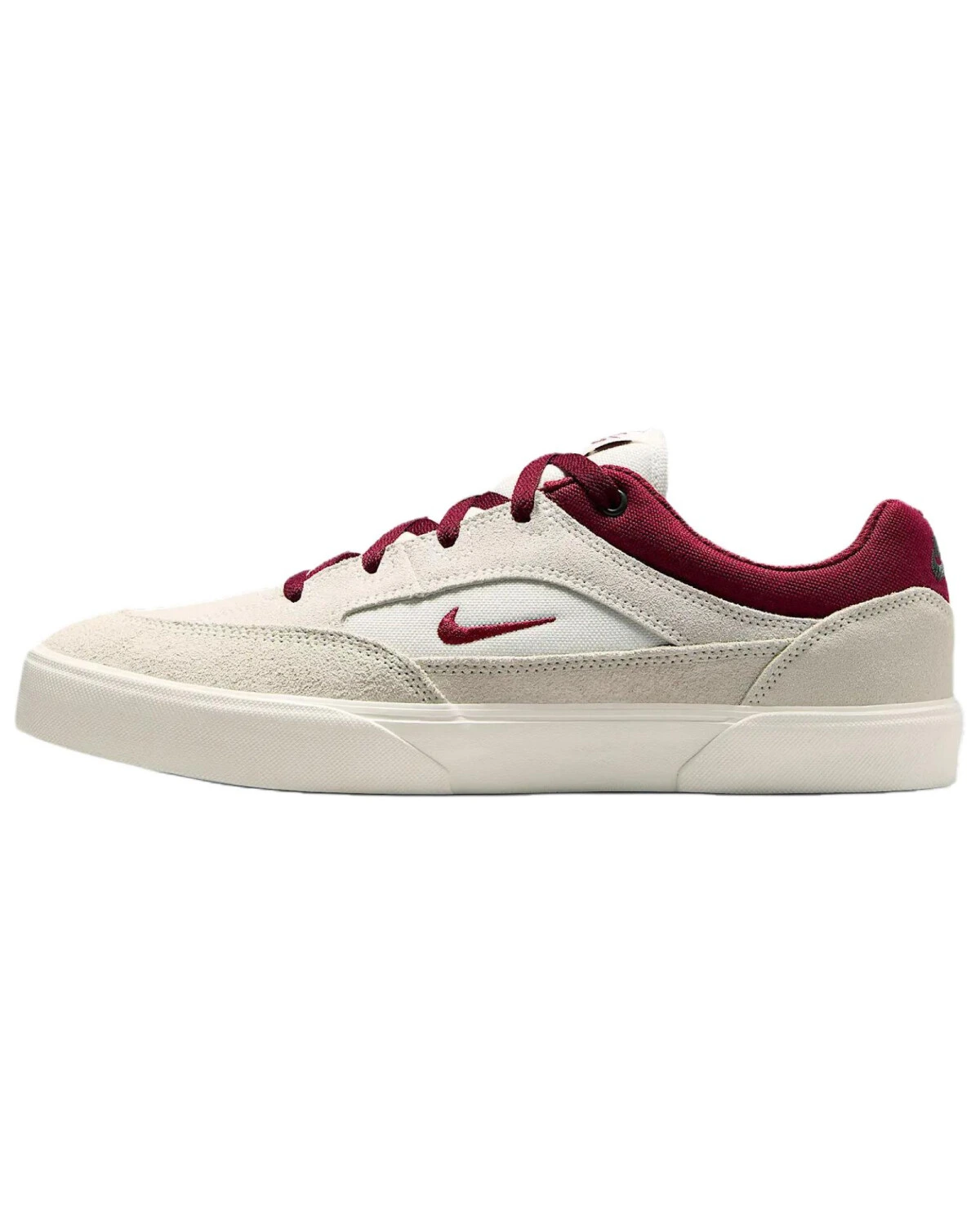 Nike SB Malor unisex кроссовки бежево-красные с шнуровкой картинка