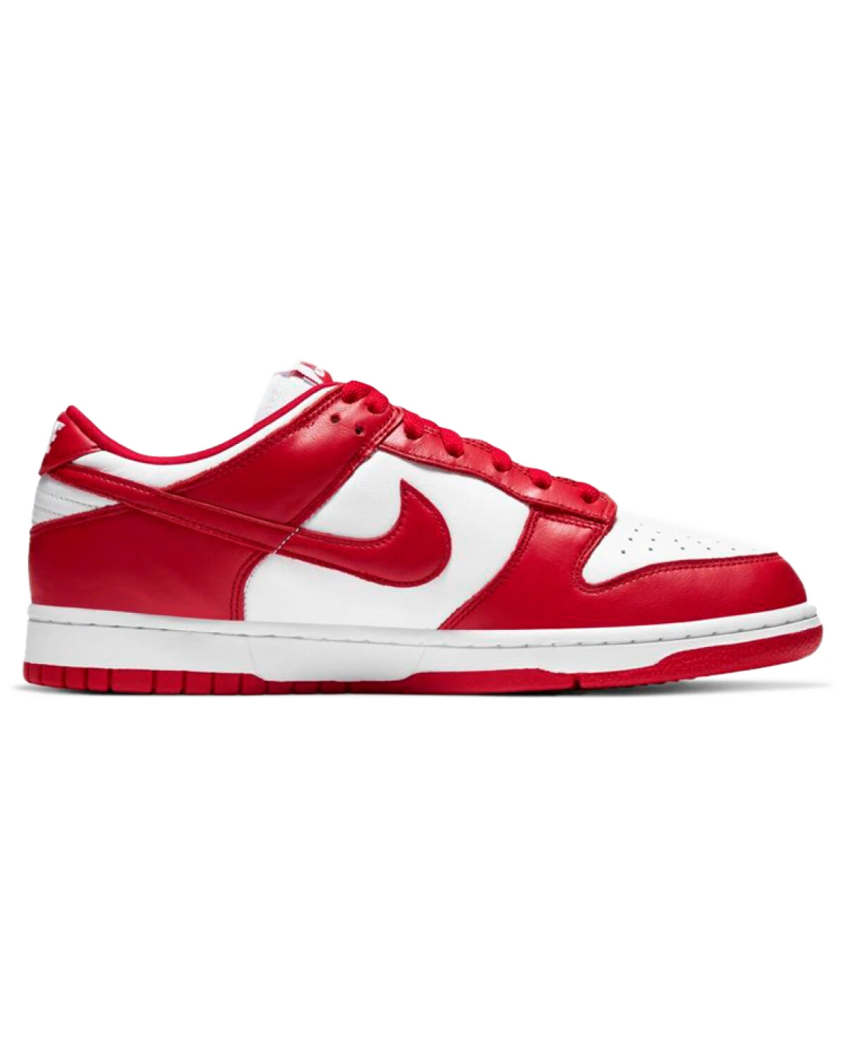 Nike Dunk унисекс кроссовки для скейтбординга бело-красные картинка