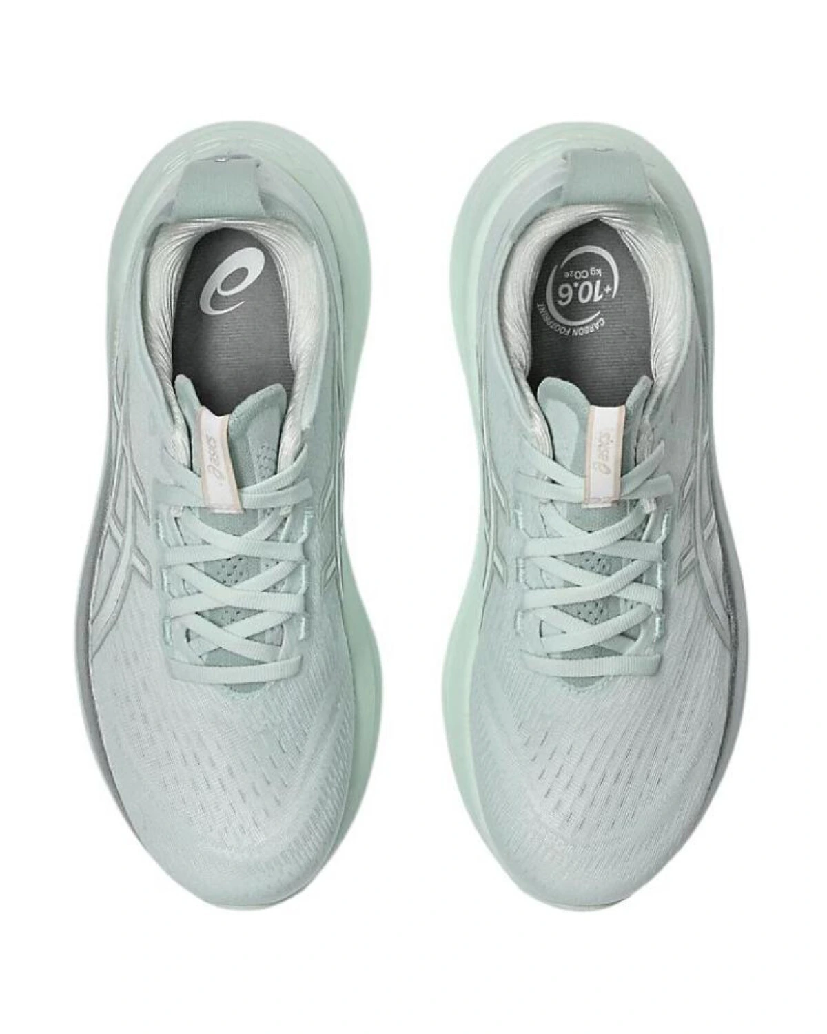 Asics GEL-NIMBUS 27 женские кроссовки для тренировок дышащие голубые картинка