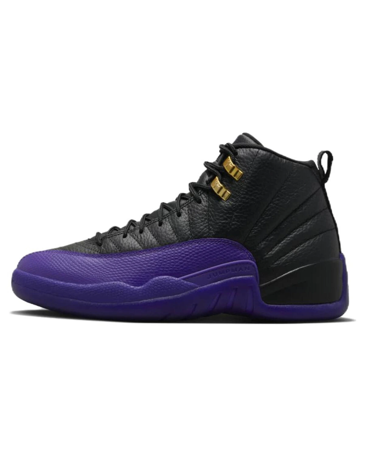 Jordan Air Jordan 12 "Field Purple" мужские спортивные кроссовки из кожи фиолетово-чёрные картинка