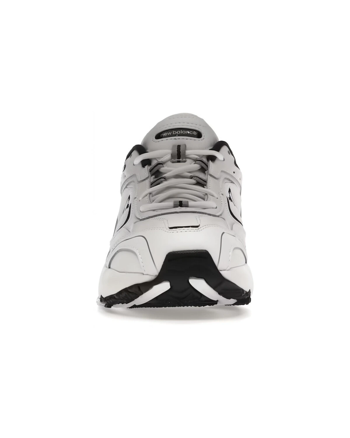 New Balance 452 унисекс кроссовки белые с черными вставками и амортизацией ABZORB картинка