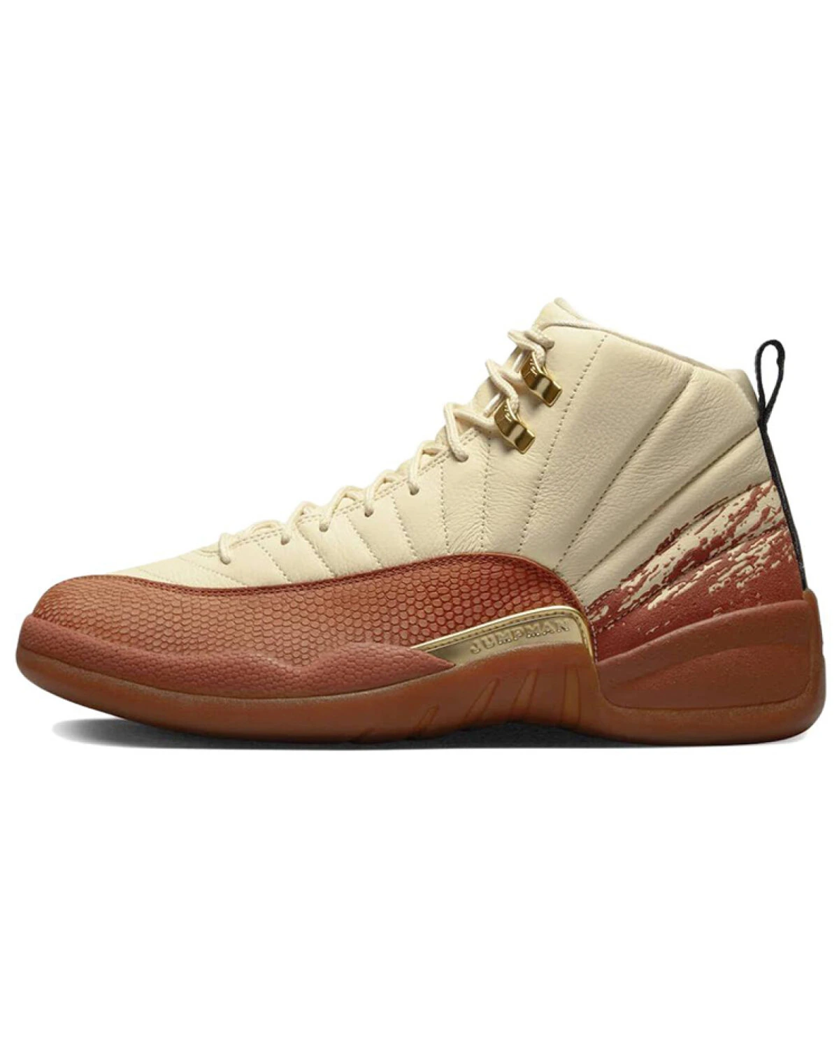 Eastside Golf x Jordan Air Jordan 12 Retro унисекс кроссовки высокие кожаные бежево-коричневые картинка