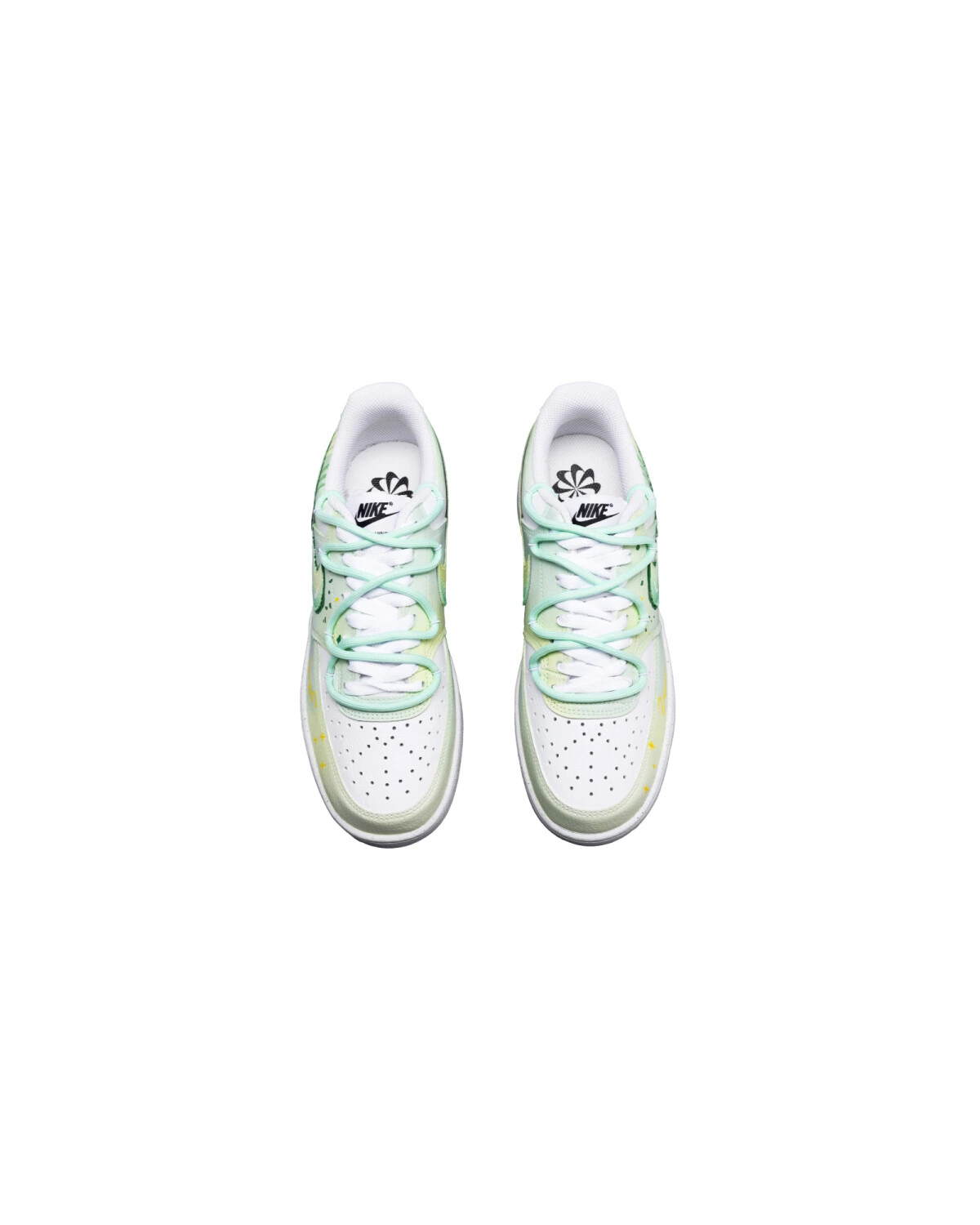 Nike Court Vision 1 унисекс кроссовки голубые с градиентом картинка