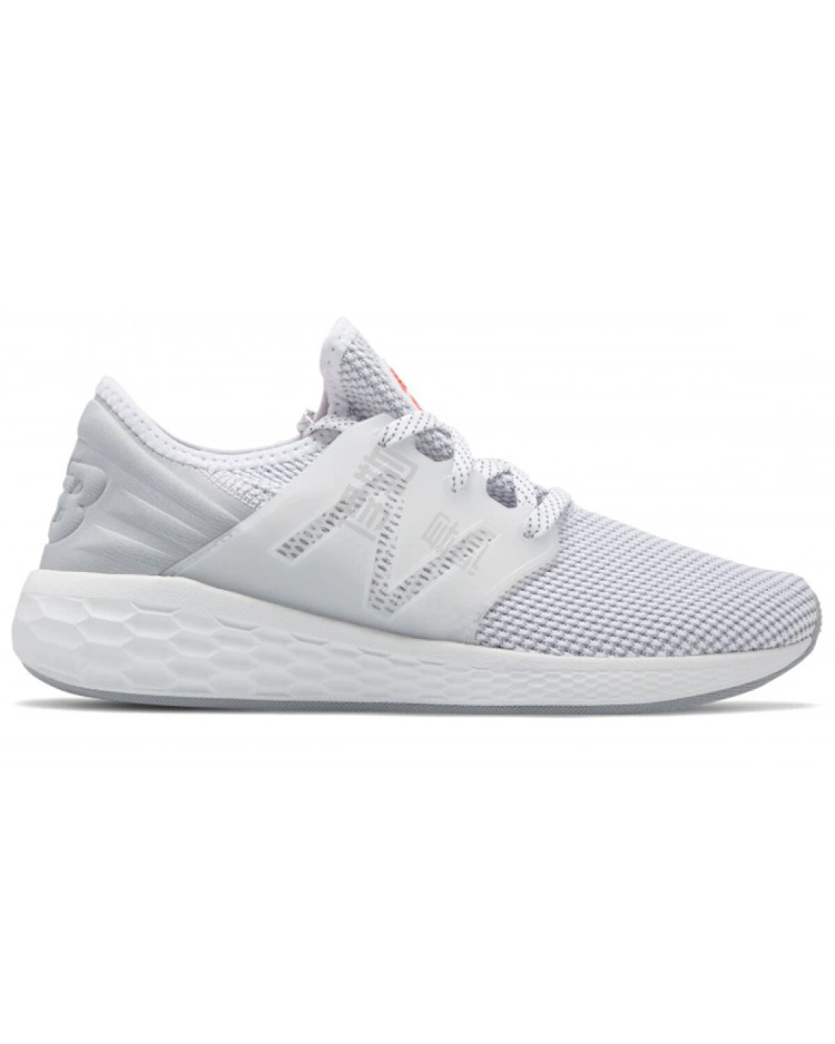 New Balance Fresh Foam Cruz v2 женские кроссовки белые с амортизацией и дышащим верхом картинка