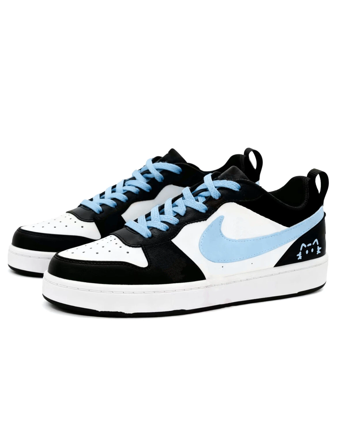 Nike Court Borough 'Little Blue Cat' детские кроссовки синие из синтетики картинка