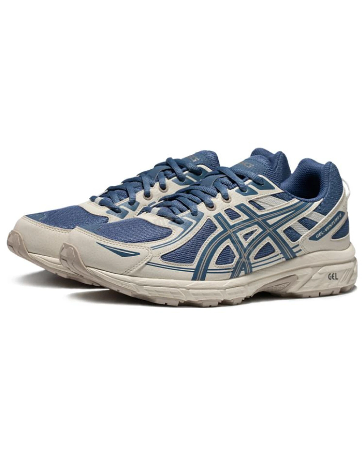 Asics Gel-Venture 6 мужские кроссовки для бега сине-белые картинка