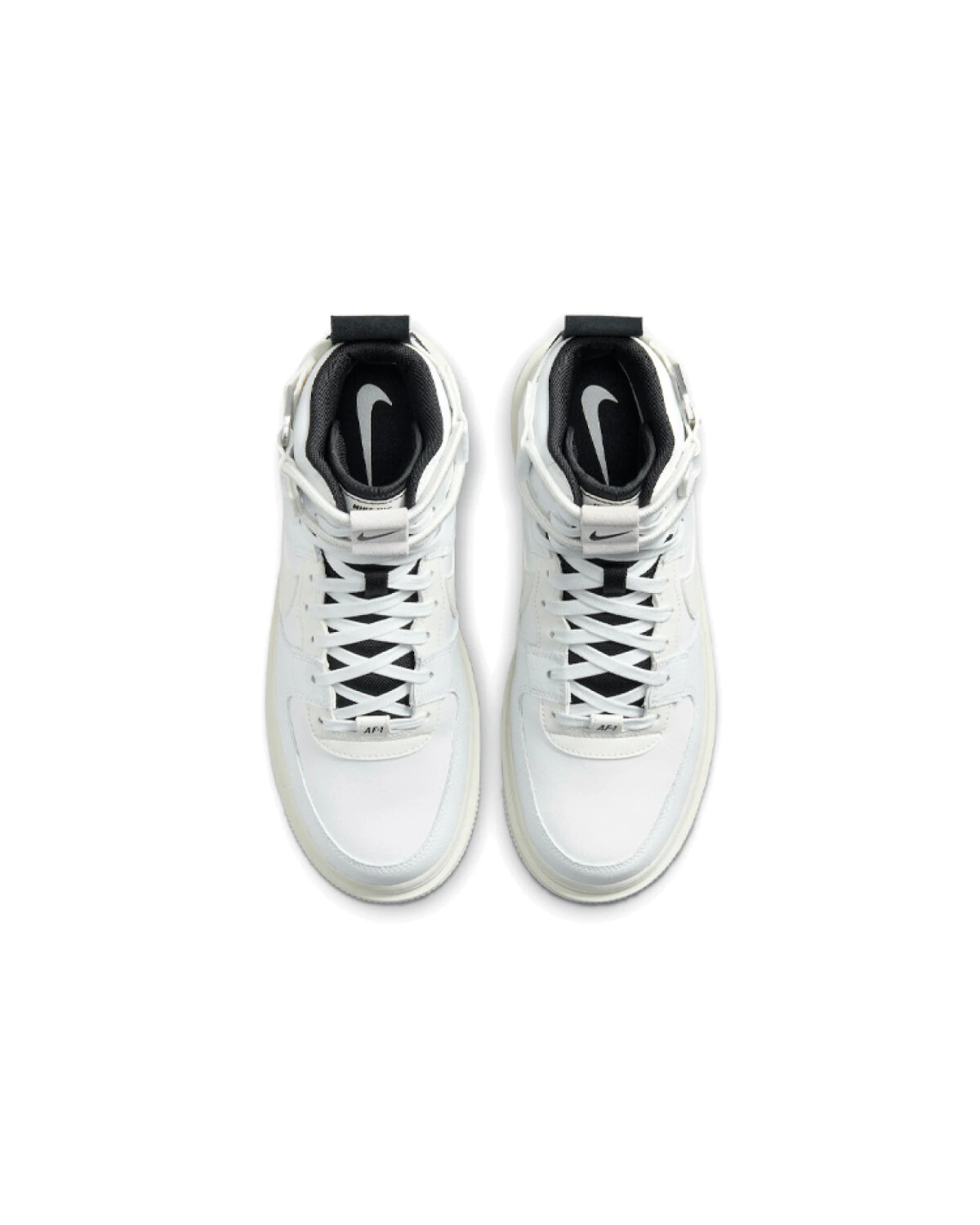 Nike Air Force 1 Utility 2.0 женские кроссовки высокие бело-черные картинка