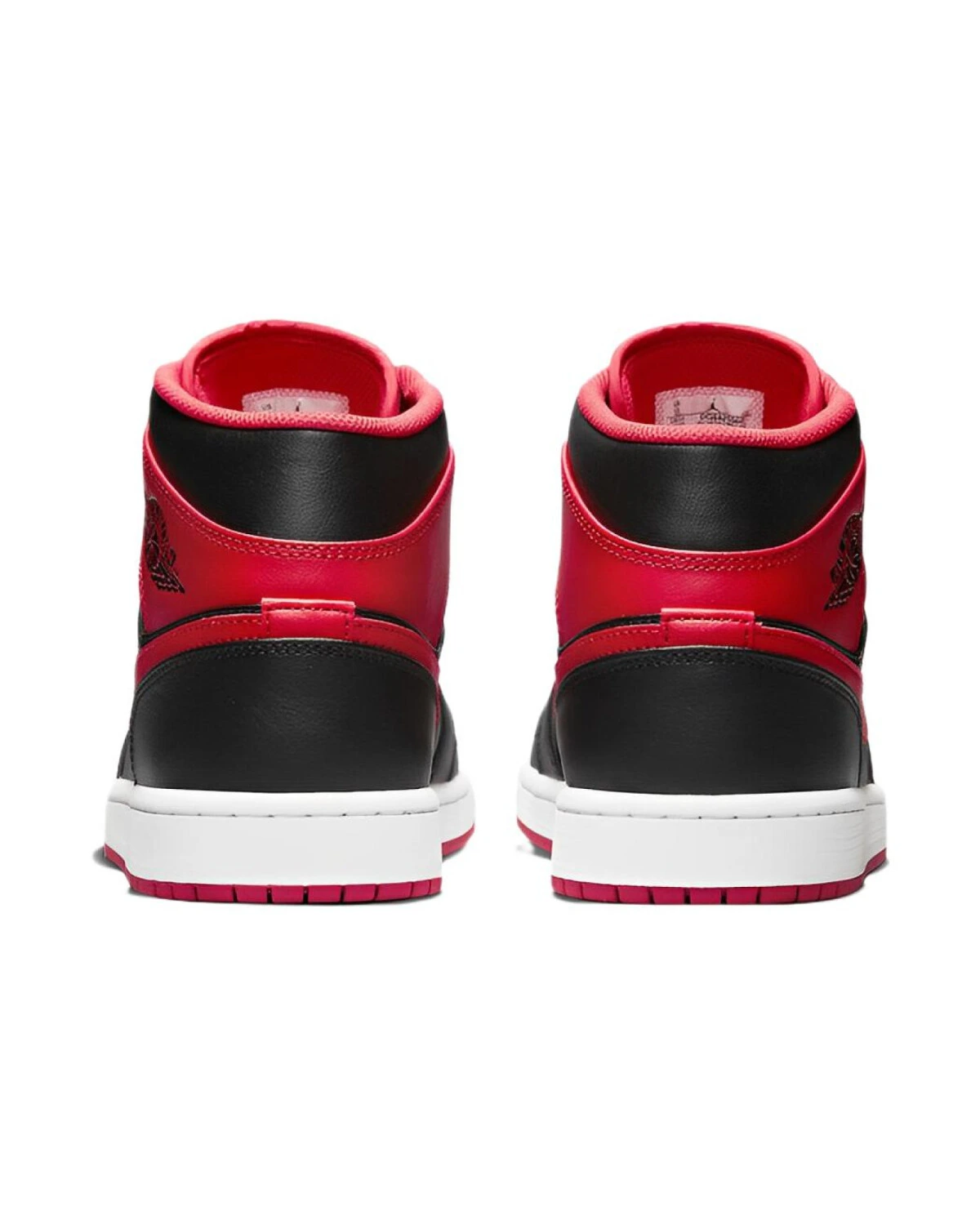 Jordan Air Jordan 1 унисекс кроссовки мид-топ черно-красные картинка