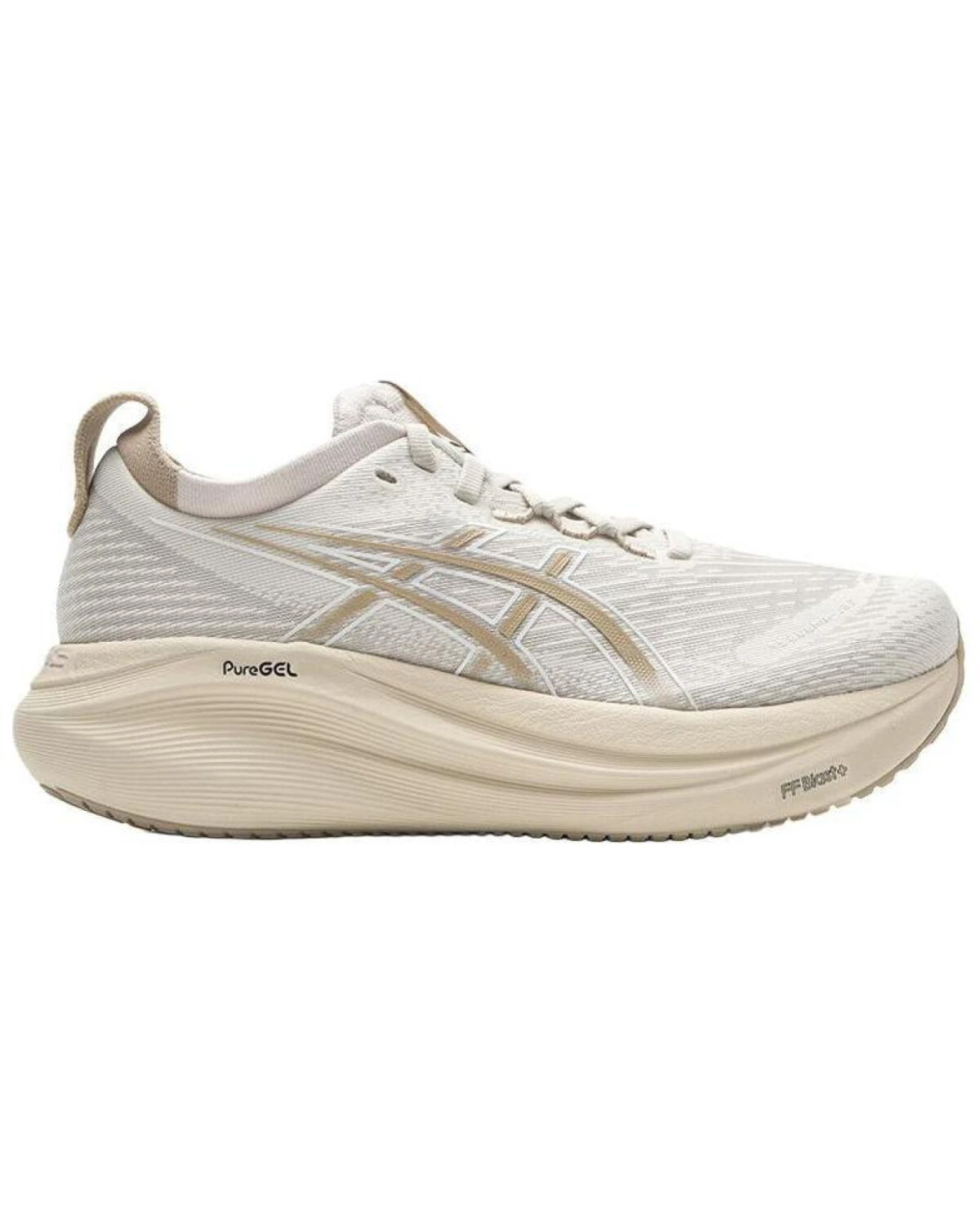 Asics GEL-NIMBUS 27 женские спортивные кроссовки коричнево-серые картинка