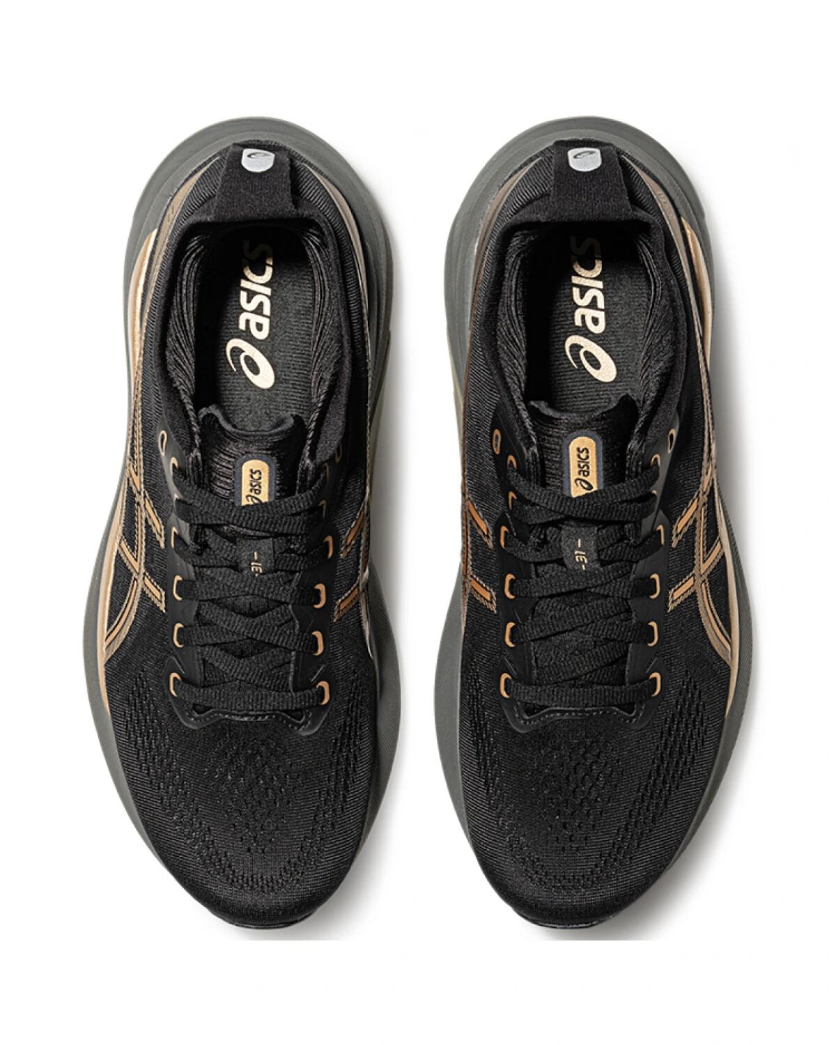 Asics Gel-Kayano 31 мужские спортивные кроссовки черно-желтые картинка