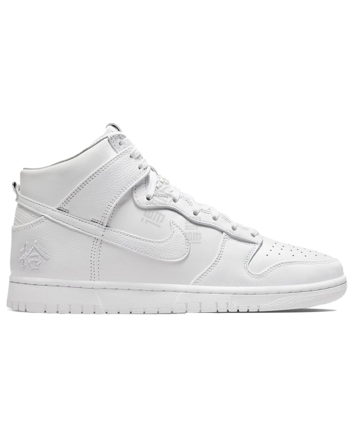 Nike Dunk High Retro PRM унисекс высокие кроссовки белые кожаные картинка