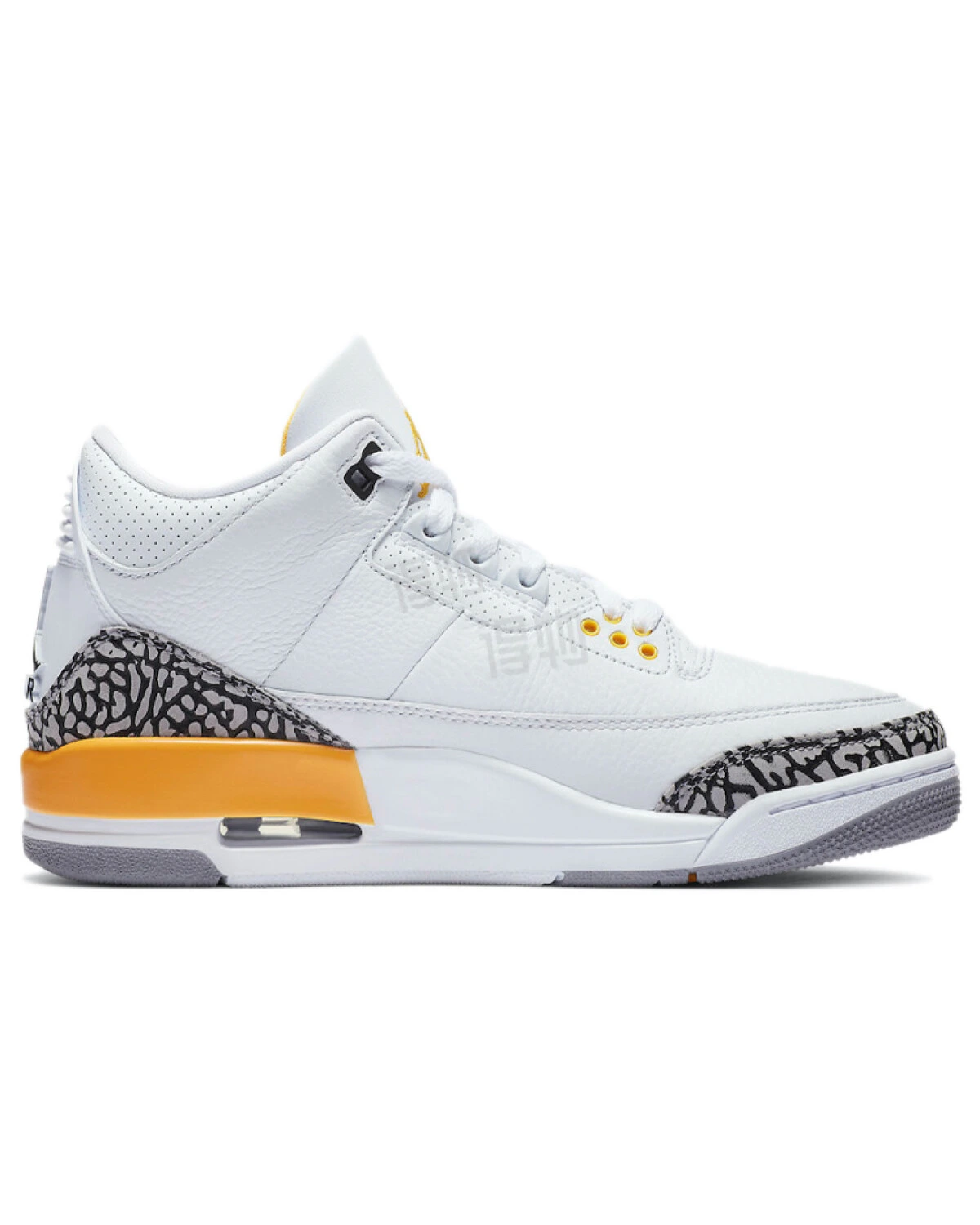 Jordan Air Jordan 3 Retro Laser Orange женские кроссовки баскетбольные бело-оранжевые картинка