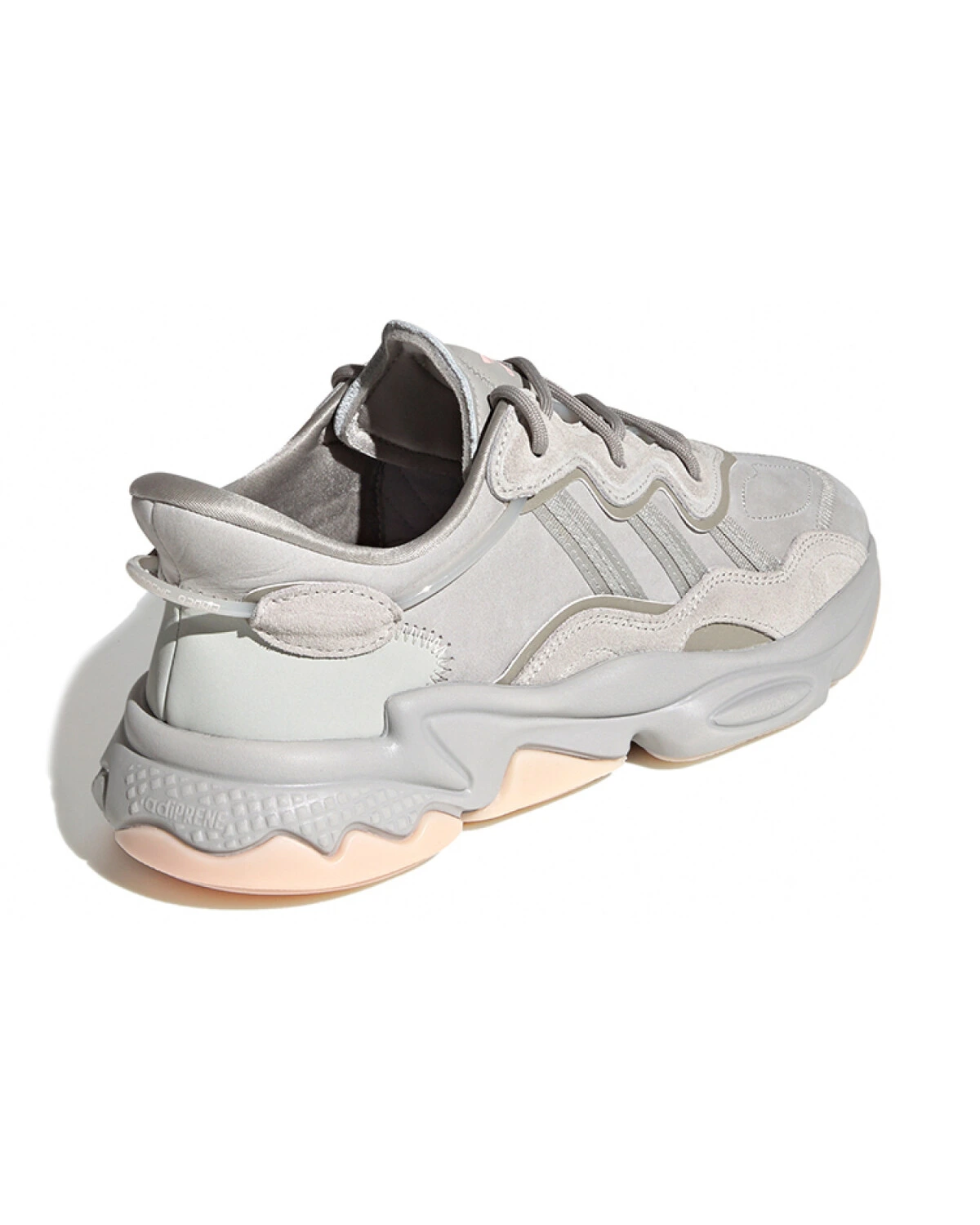 Adidas Originals Ozweego унисекс кроссовки противоскользящие серо-розовые картинка