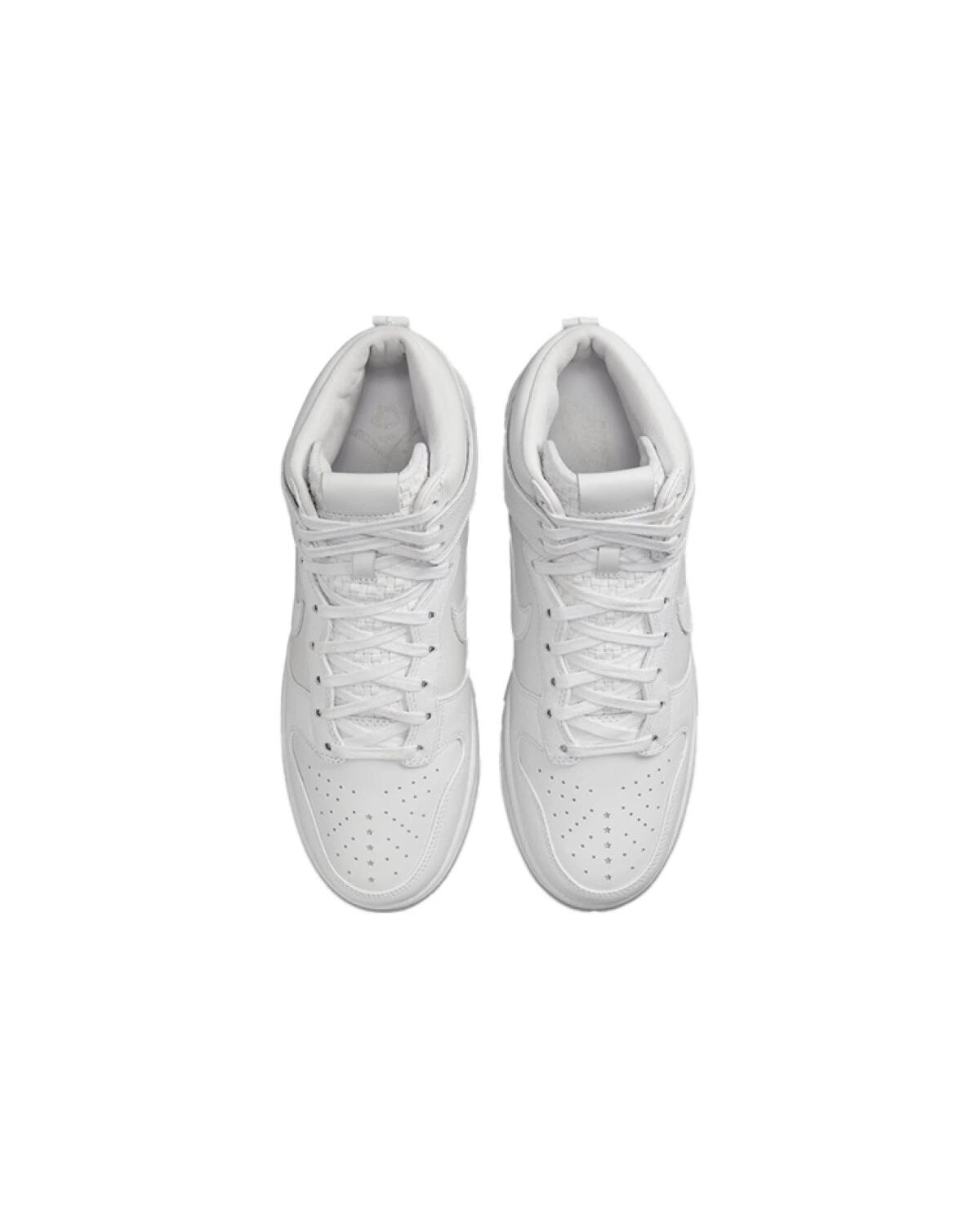 Nike Dunk High Retro PRM унисекс высокие кроссовки белые кожаные картинка