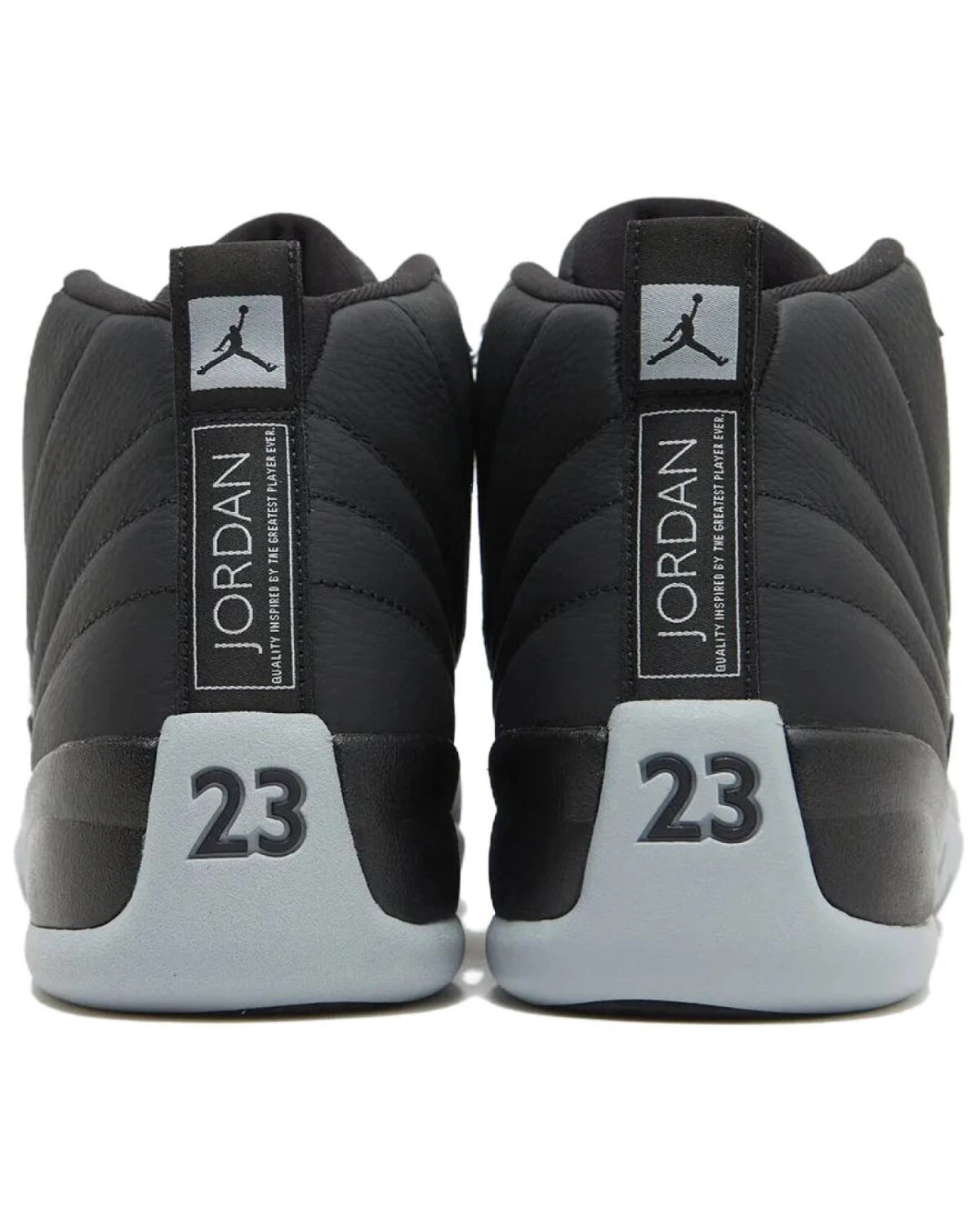 Jordan Air 12 мужские высокие кроссовки черно-серые картинка