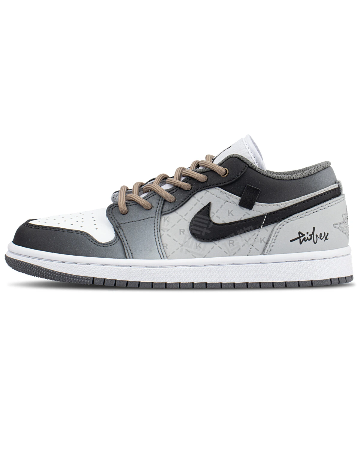 Jordan Air Jordan 1 unisex кроссовки ретро серые картинка