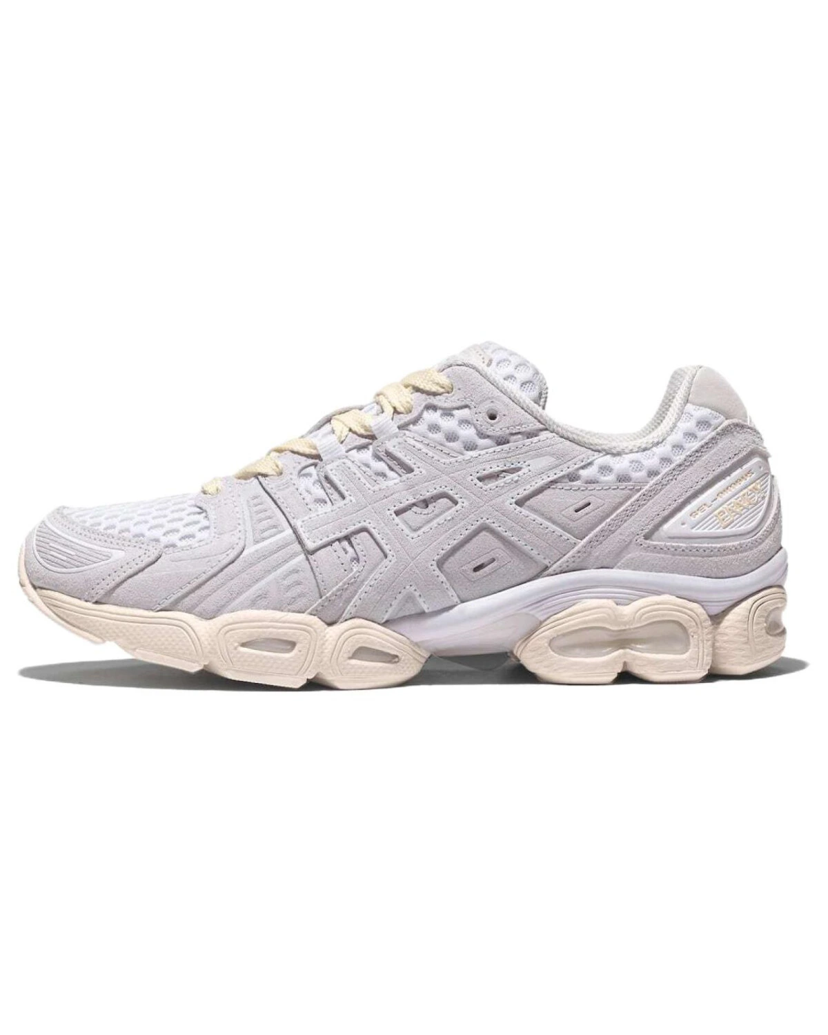 Asics GEL-Nimbus 9 унисекс кроссовки кожаные серые картинка