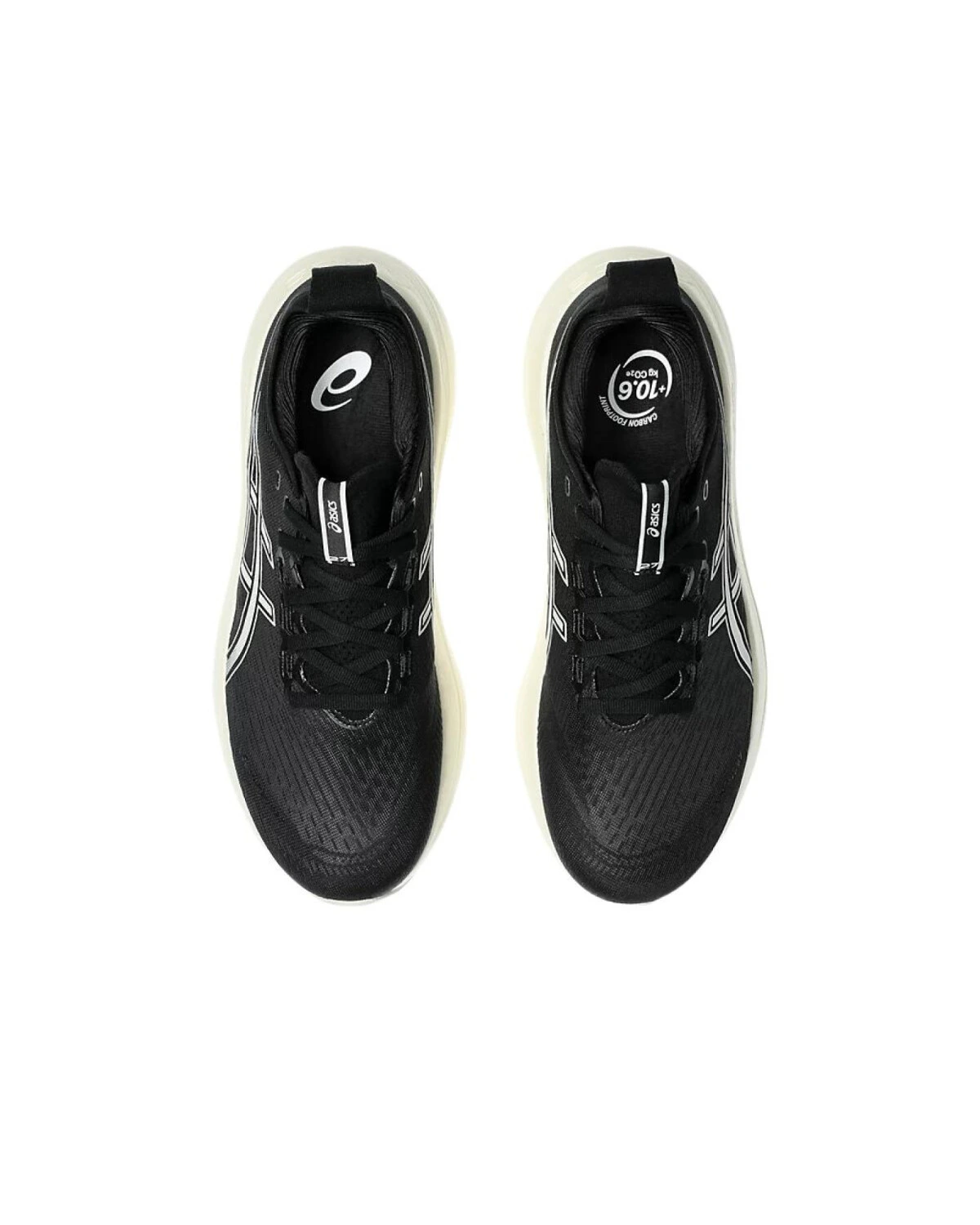 Asics GEL-NIMBUS 27 мужские кроссовки черно-белые износостойкие картинка