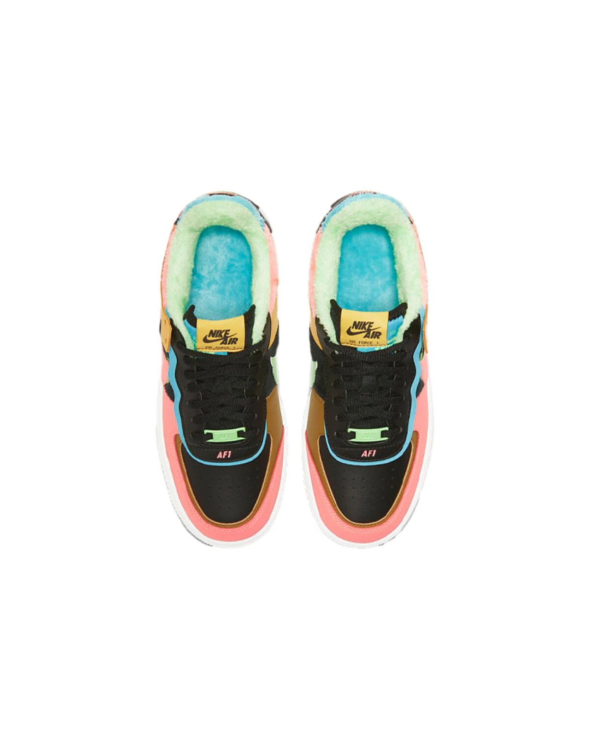 Nike Air Force 1 Shadow SE "Olive Flak" женские кроссовки многоцветные синтетические картинка