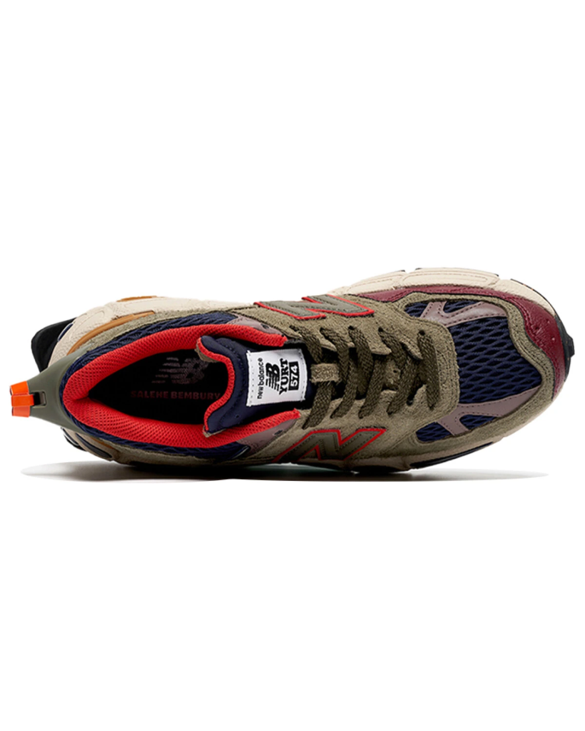 New Balance 574 беговые кроссовки оливковые с бордовым картинка